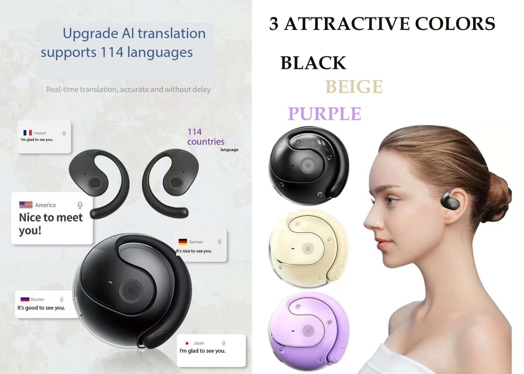 Wireless Headset and Real time Language converter